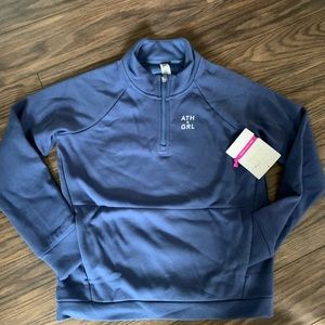 Athletes Girl crazy cozy half zip sweatshirt size XL 14